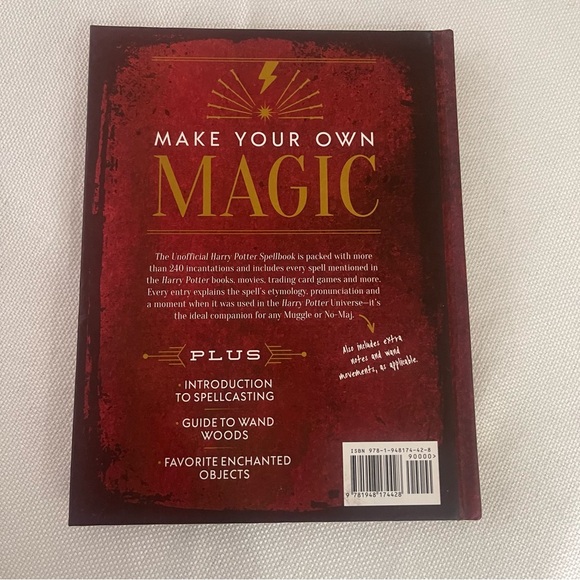 The Unofficial Harry Potter Spellbook + Hermione Granger “Magic Wand” Xmas Gift - Picture 7 of 11